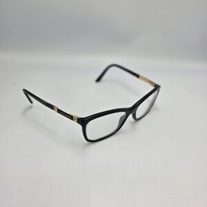 Authentic Versace VE3186 GB1 Black & Gold Cat-Eye Eyeglass Frames 54mm